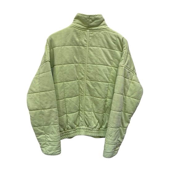 By Together It's All Good Washed Jacket Long Sleeve Quilted Knit Zip Up Sz Small - Picture 7 of 10